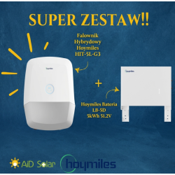 ZESTAW 5+5 Falownik Hoymiles HIT-5L-G3 + Bateria Hoymiles LB-5D 5kWh