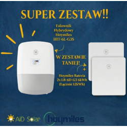 Hoymiles Falownik Hit 6L- G3S 6kWh + 2 x bateria LB 6D-G3 6kWh