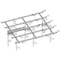 Konstrukcja gruntowa SF 4x4-B-2 betonowana