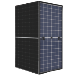 SUN-EARTH 580W - model DXM8-72HBG N-type / czarna rama / bi-facial glass-glass /1,3m kable